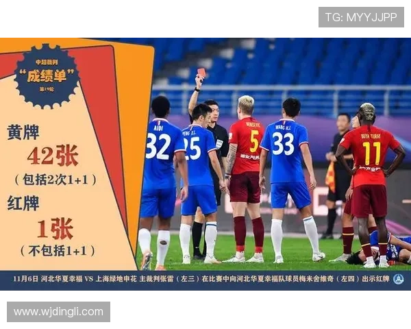 中超红黄牌榜：各队纪律数据及排名走势分析